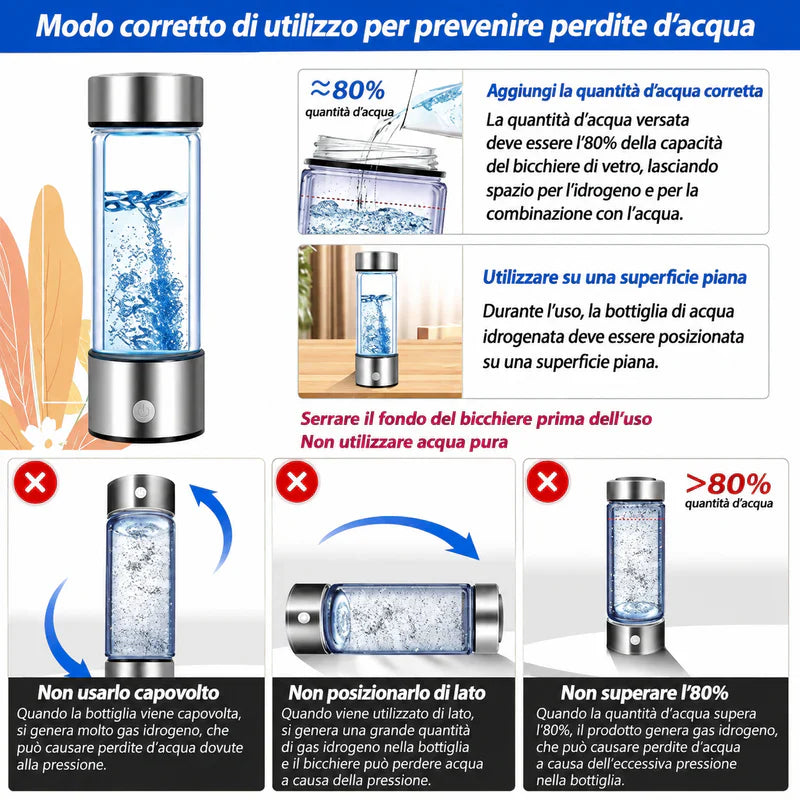 Borraccia Smart Acqua Idrogenata