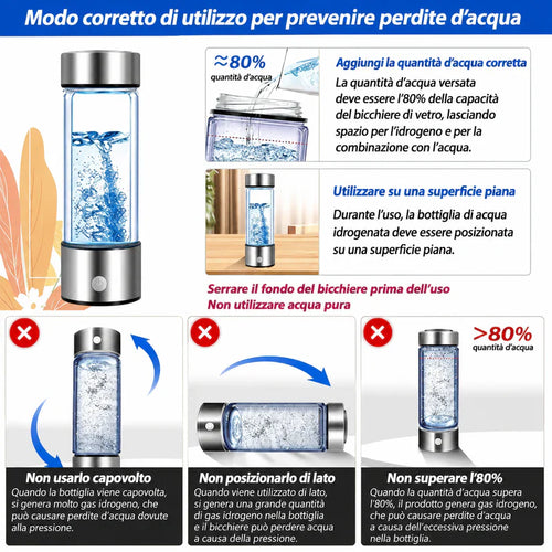 Borraccia Smart Acqua Idrogenata