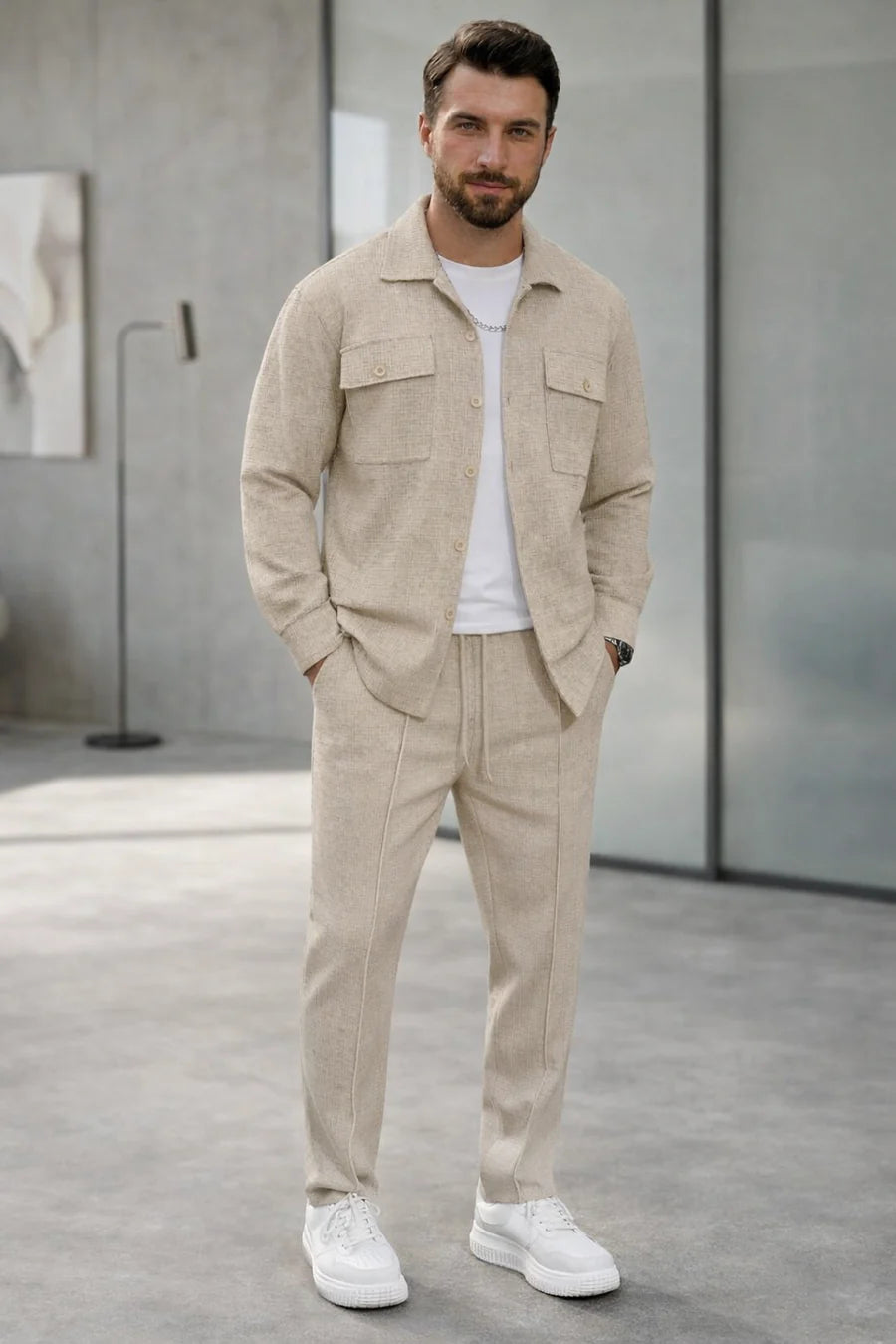 Completo Uomo Giacca e Pantaloni Linea Morbida