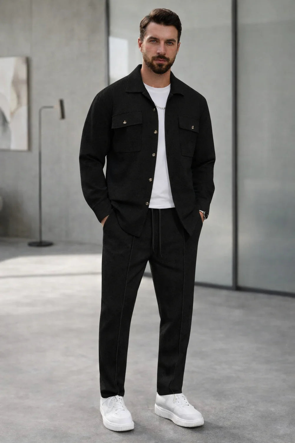 Completo Uomo Giacca e Pantaloni Linea Morbida