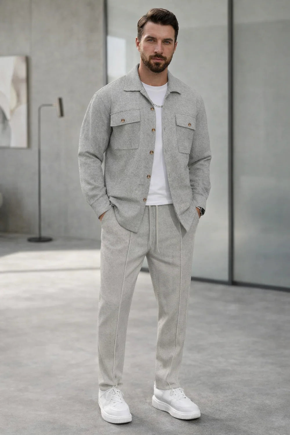 Completo Uomo Giacca e Pantaloni Linea Morbida